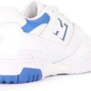 New Balance Men’s 550 Sneakers – White/Blue – Size 8M (Style BB550SWC)